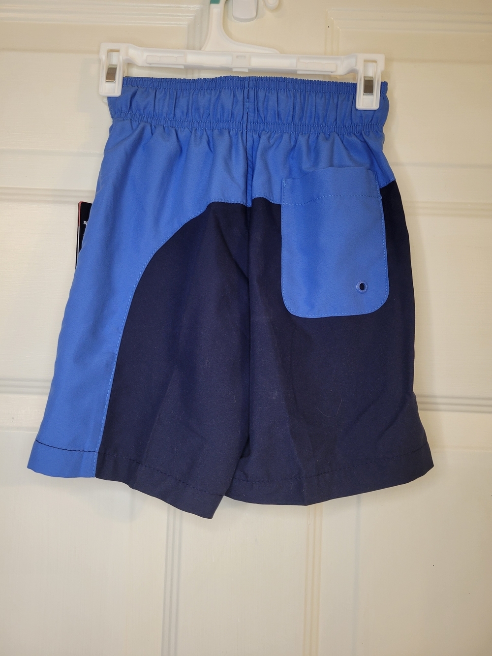 Speedo Boy's Two-Tone Blue Swim Shorts - Picture 9 of 9